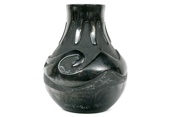 Native American Blackware Jar - Maria Montoya Martinez