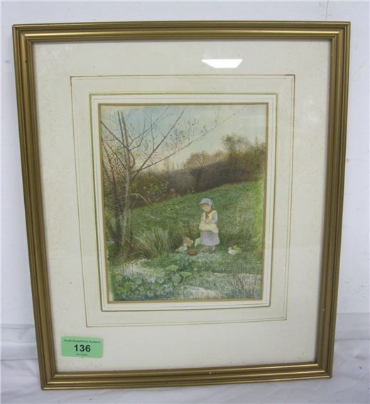 Feeding the Ducks - Alice Squire