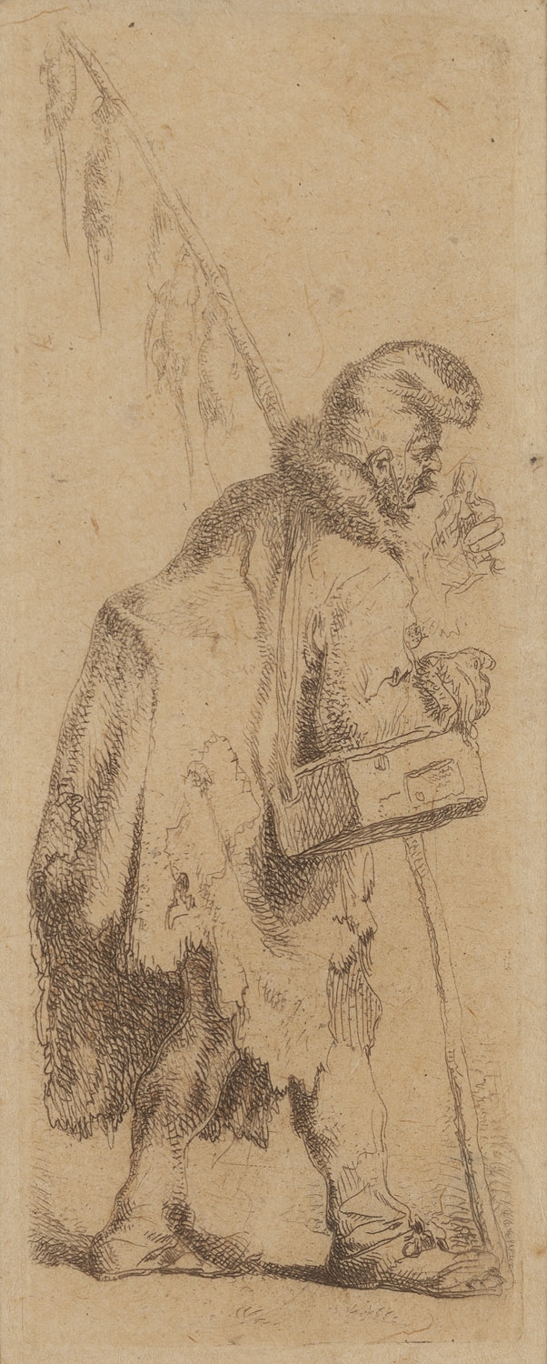 Artwork by Jean-Pierre Norblin de La Gourdaine, Sprzedawca trucizny na szczury, Made of Etching/Paper