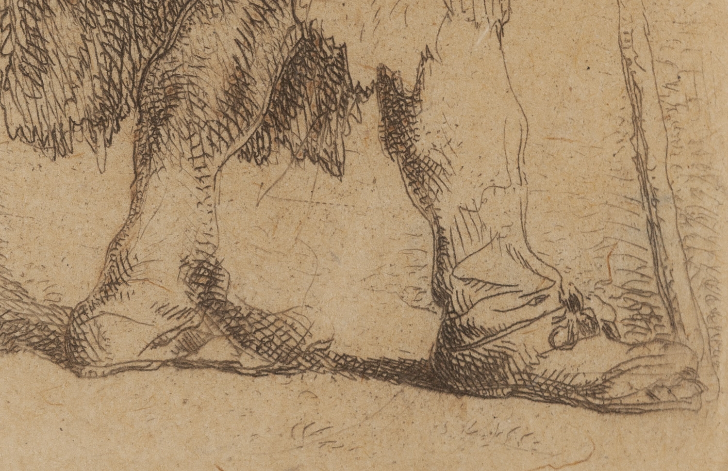 Artwork by Jean-Pierre Norblin de La Gourdaine, Sprzedawca trucizny na szczury, Made of Etching/Paper