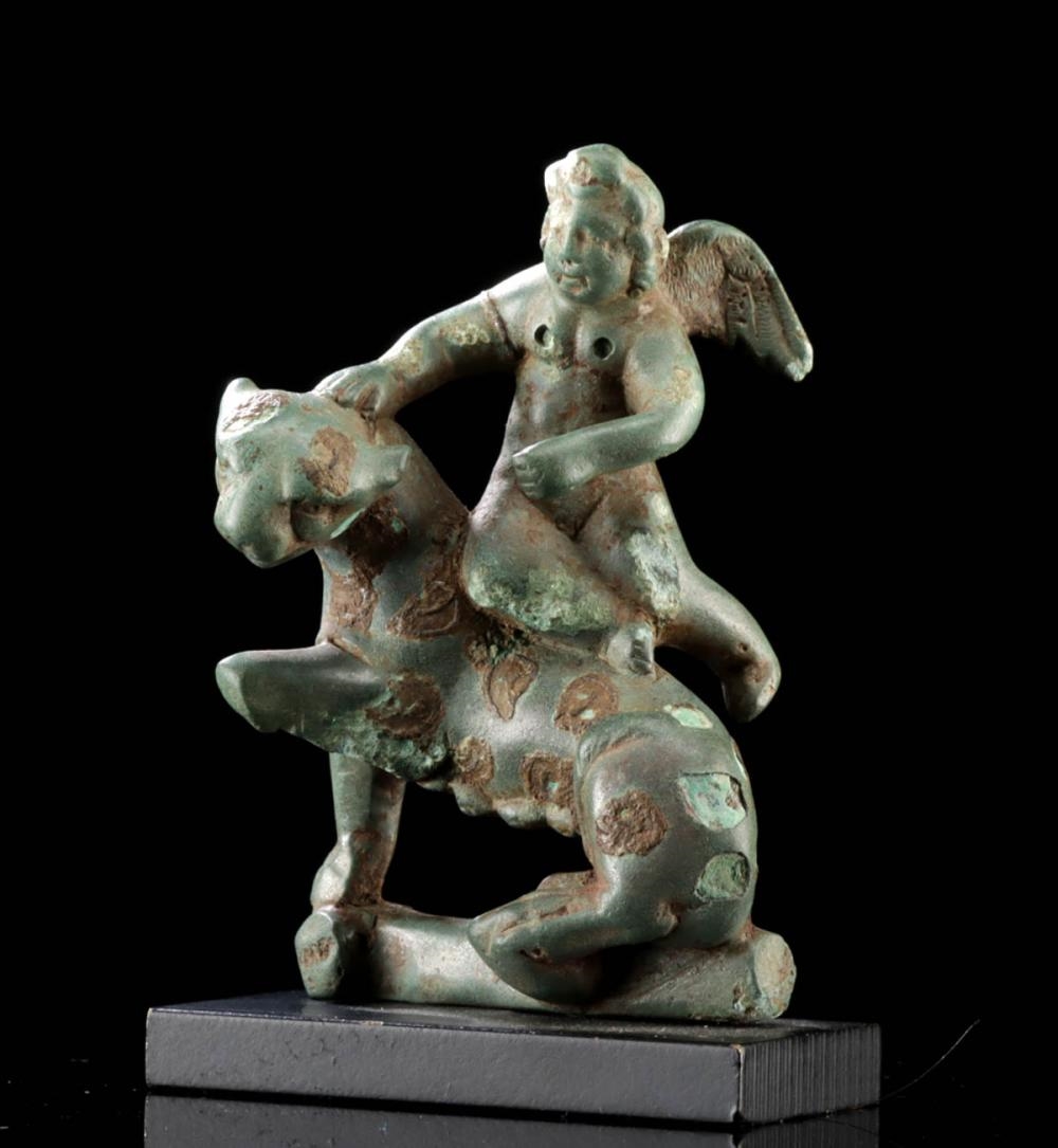 Unknown | Cupid Riding a Panther (2nd Century 3rd Century) | MutualArt