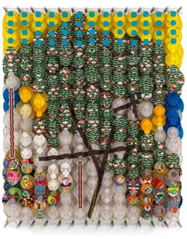 Jacob Hashimoto unveils new kite-like works at Miles McEnery Gallery