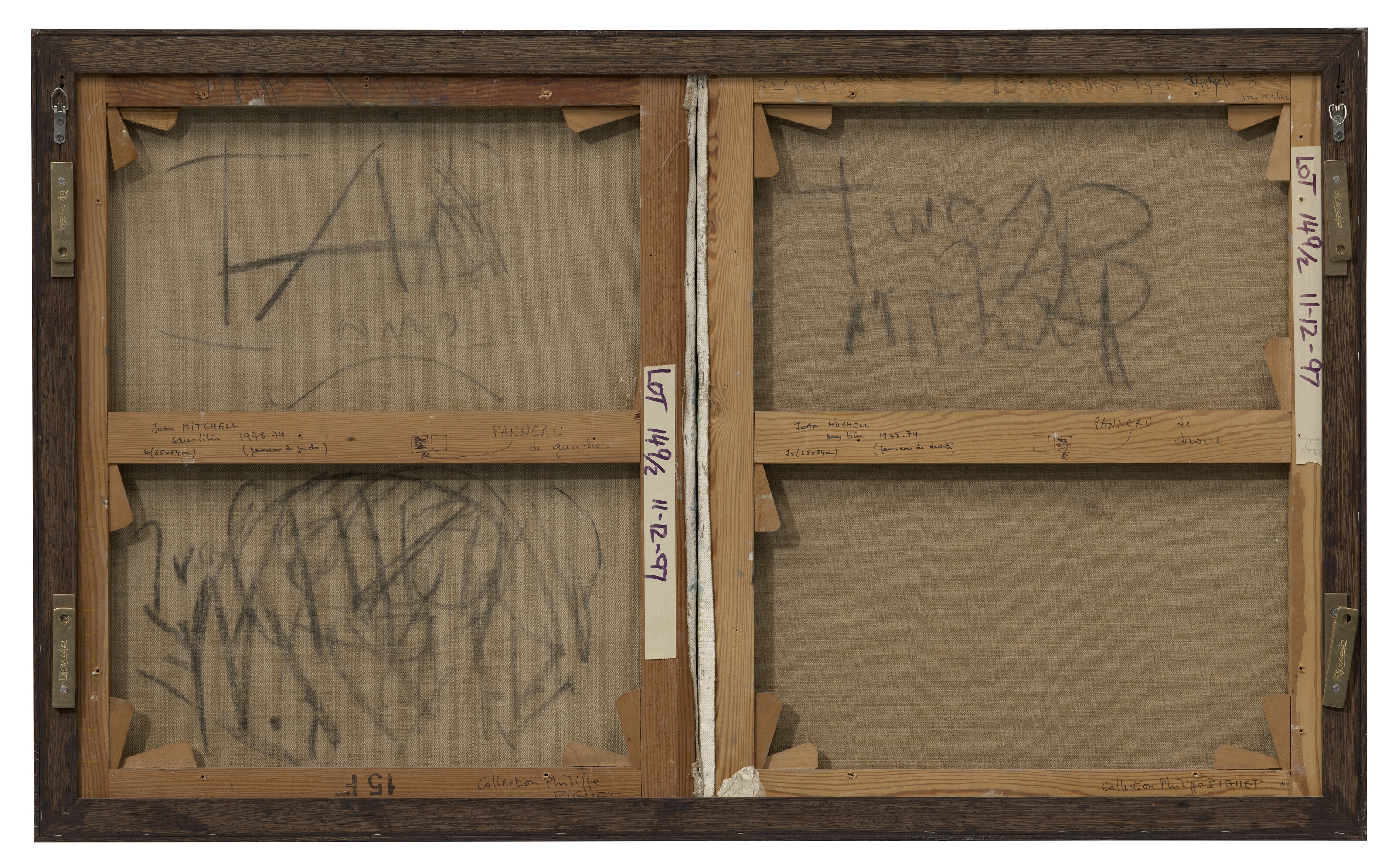 Artwork by Joan Mitchell, Untitled, Made of oil on canvas