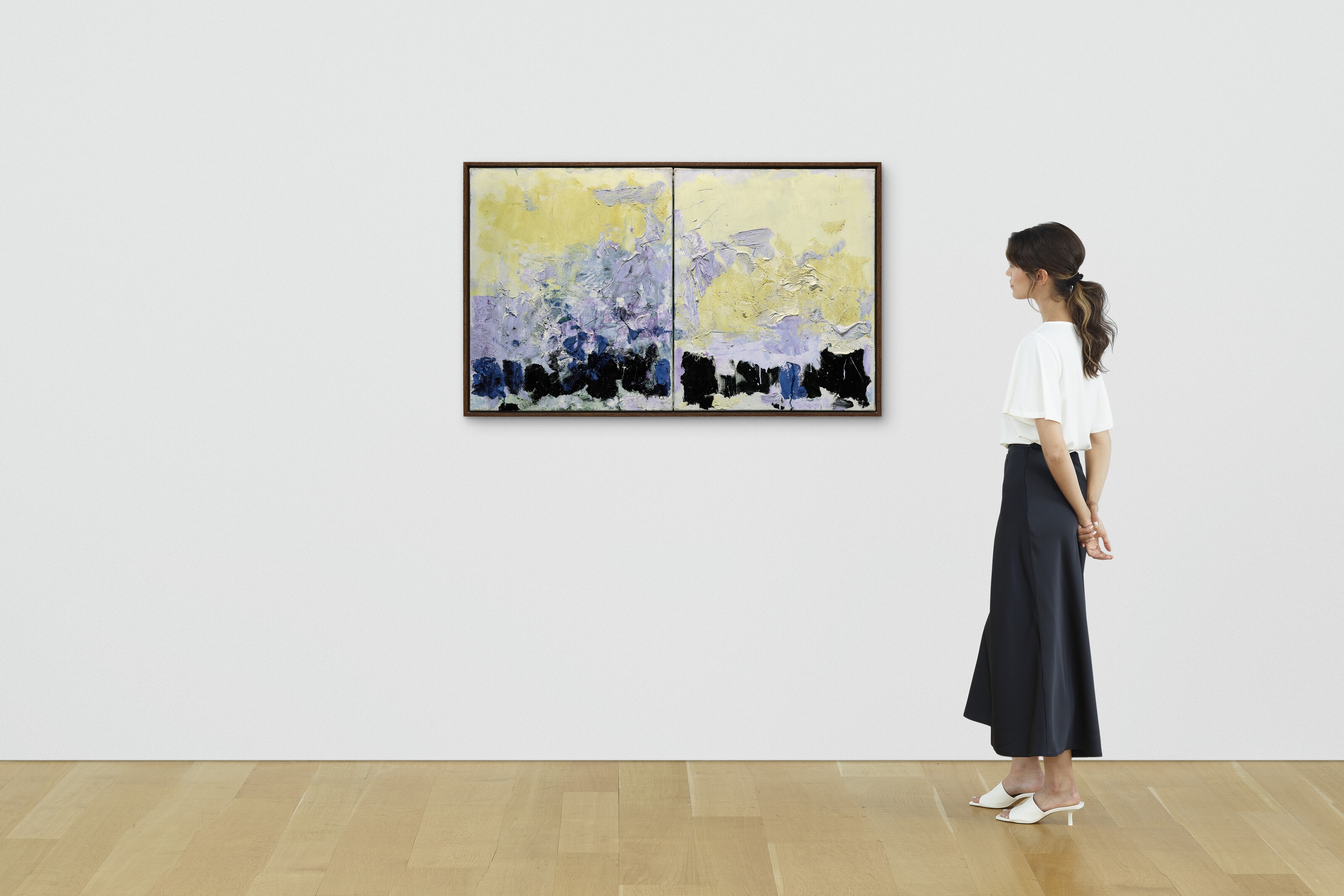 Artwork by Joan Mitchell, Untitled, Made of oil on canvas