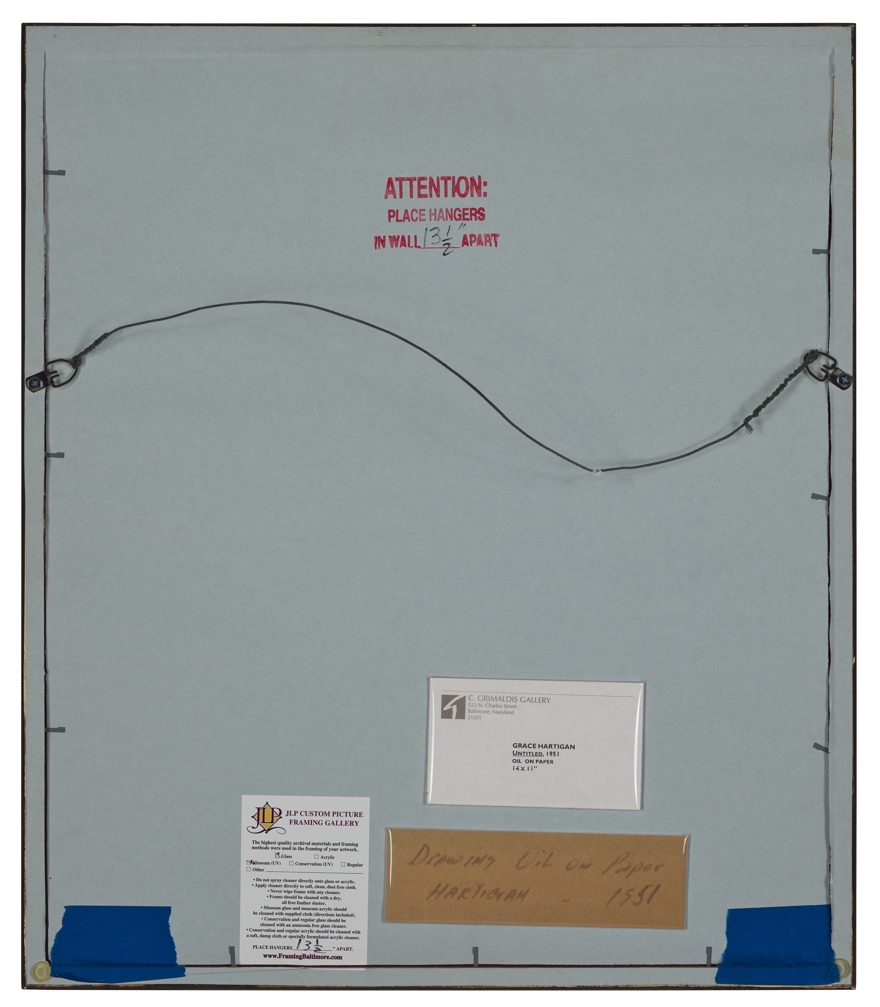 Artwork by Grace Hartigan, Untitled, Made of oil on paper