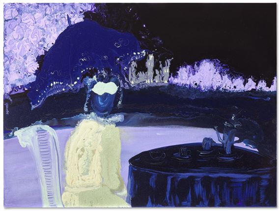 Sunday Tea in the Garden by Genieve Figgis, Painted in 2014