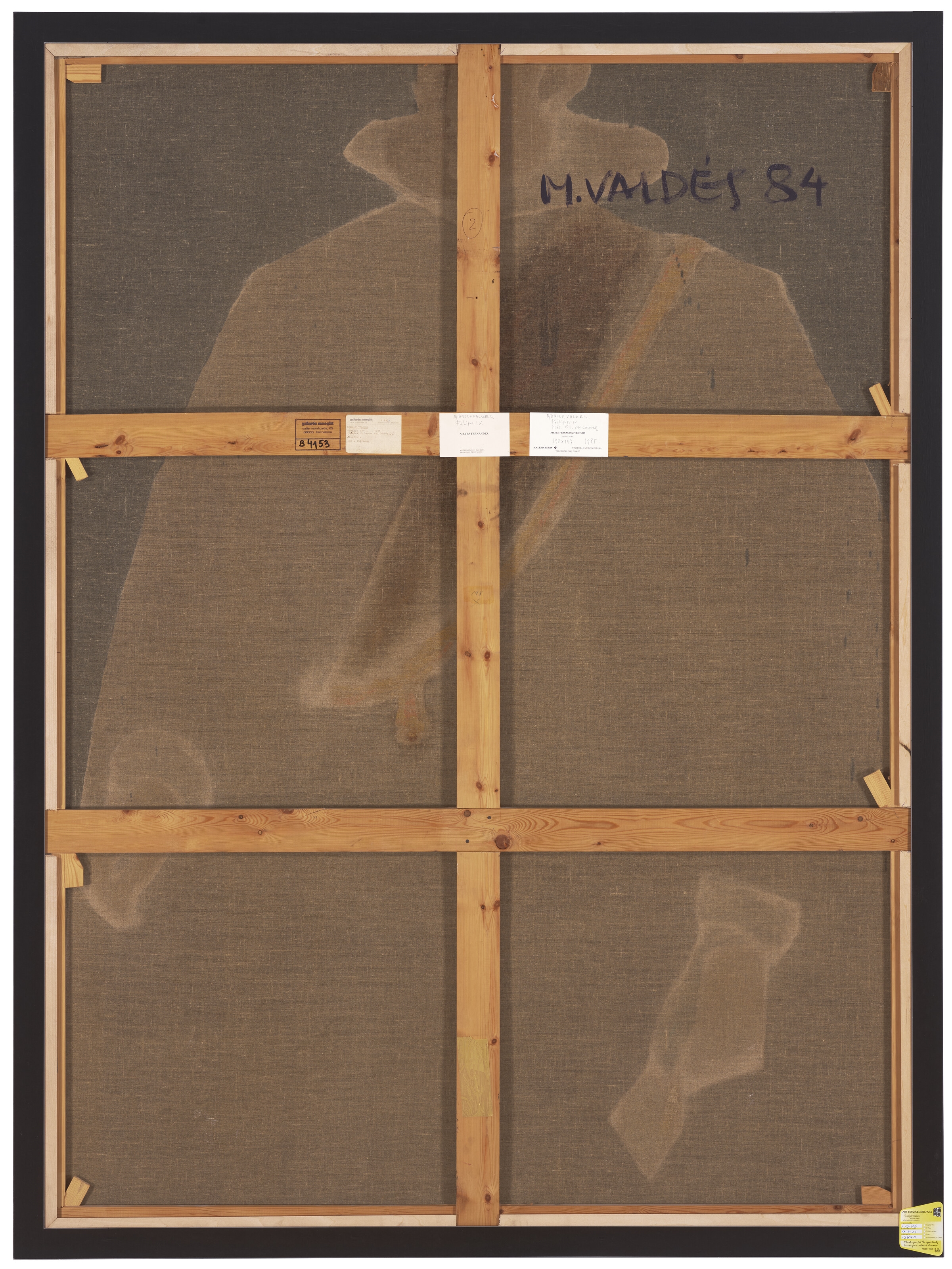 Artwork by Manolo Valdés, Felipe IV (I, Made of oil on canvas