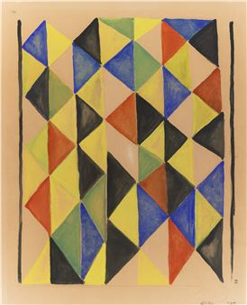 Projet de tissu - Sonia Delaunay