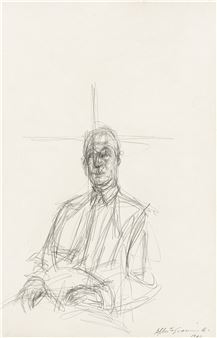 Portrait de John Rewald - Alberto Giacometti