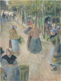 Marché à Pontoise, Boulevard des Fossés