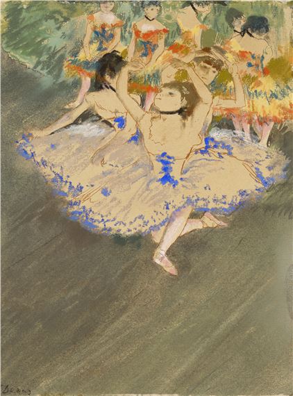 Edgar Degas | Danseuse à la barre (1877) | MutualArt