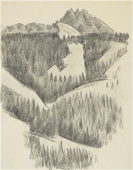 Untitled (Mountain Scene in Bavaria)