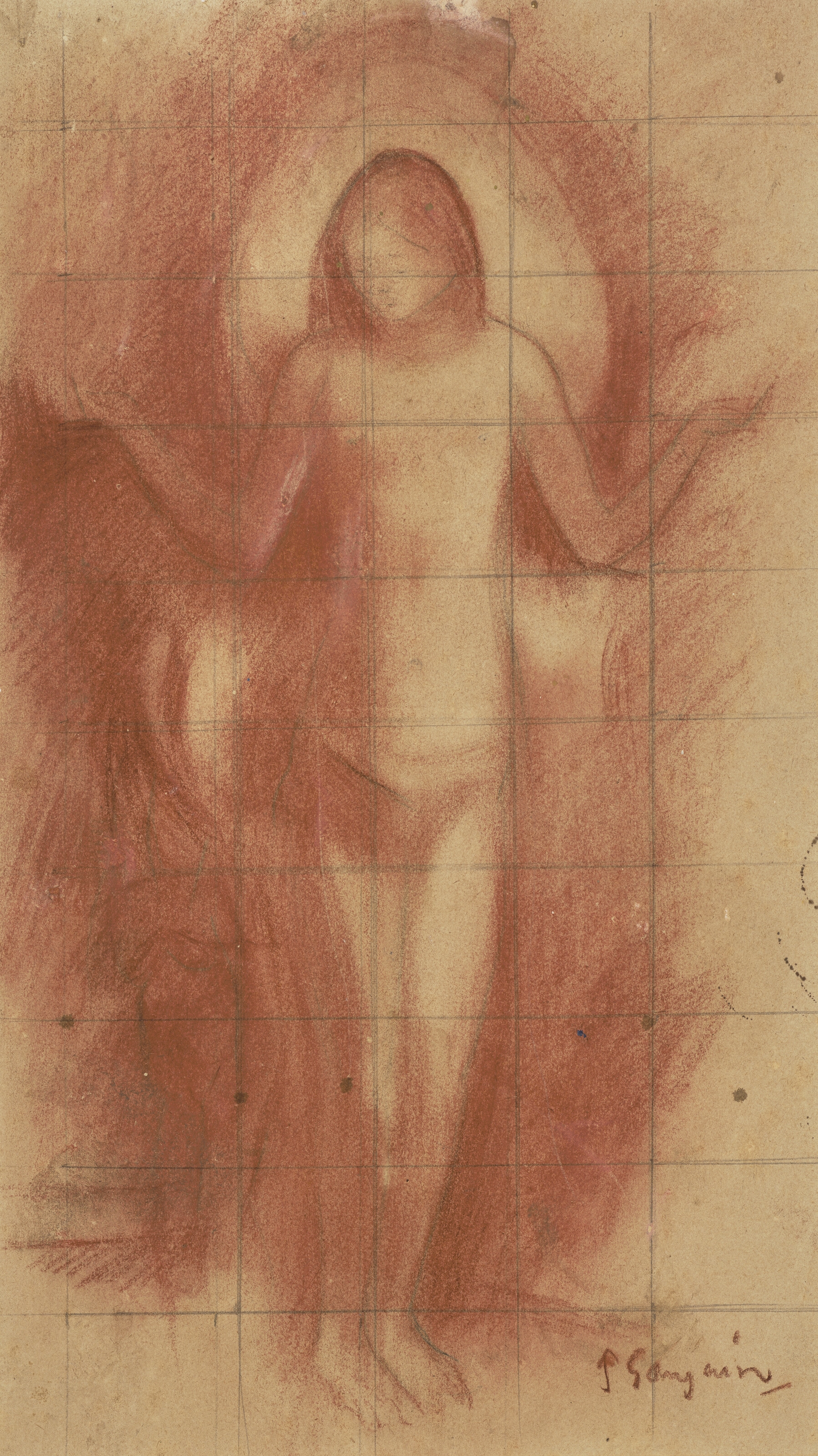 Artwork by Paul Gauguin, La Tahitienne, Made of offset