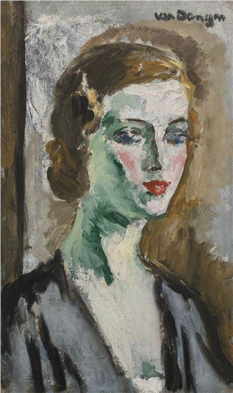 キース・ヴァン・ドンゲン、「Tete de jeune Femme」 キース・ヴァン・ドンゲン、「Tete de jeune Femme」 キース