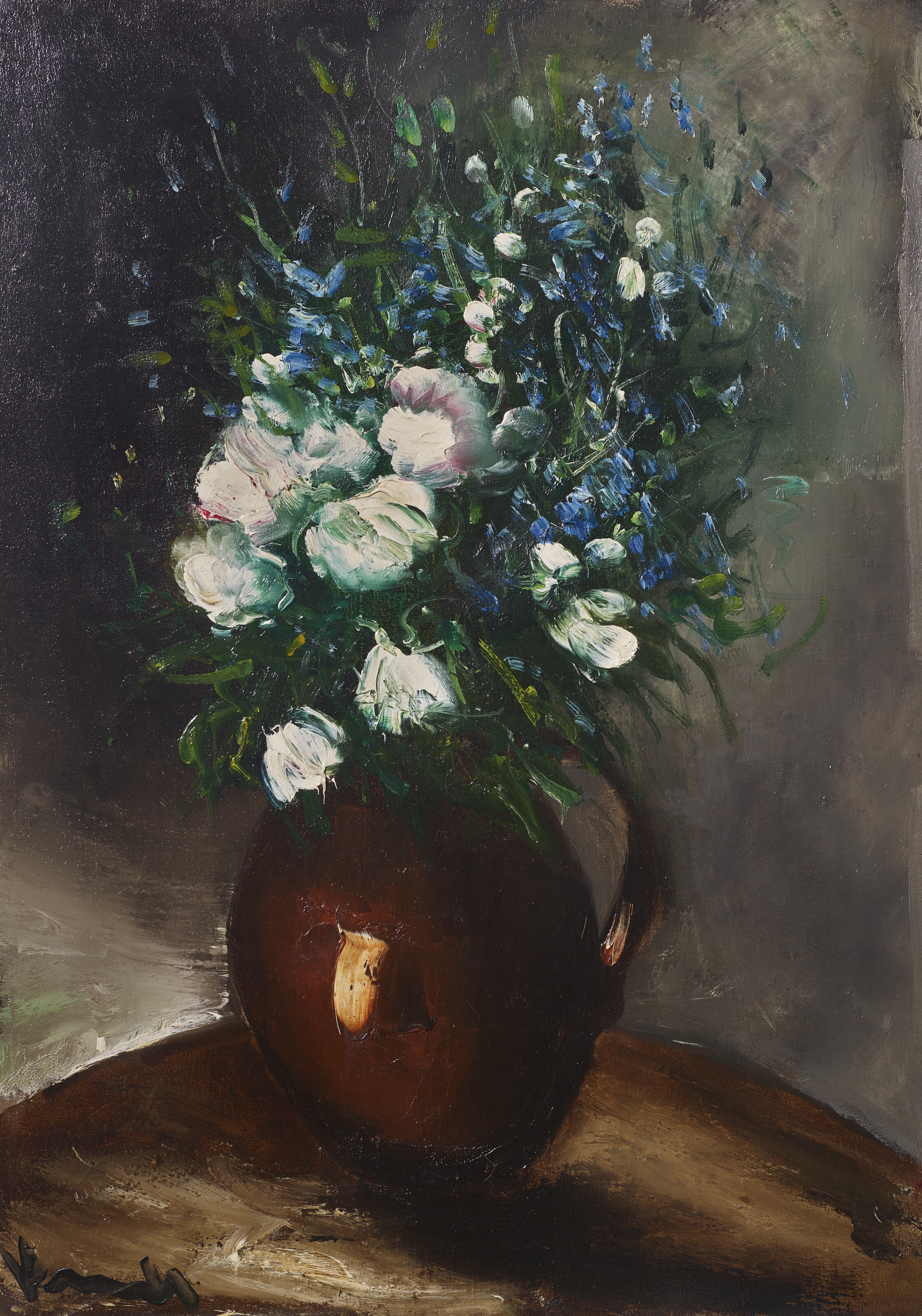 Artwork by Maurice de Vlaminck, Vase de fleurs, Made of oil on canvas