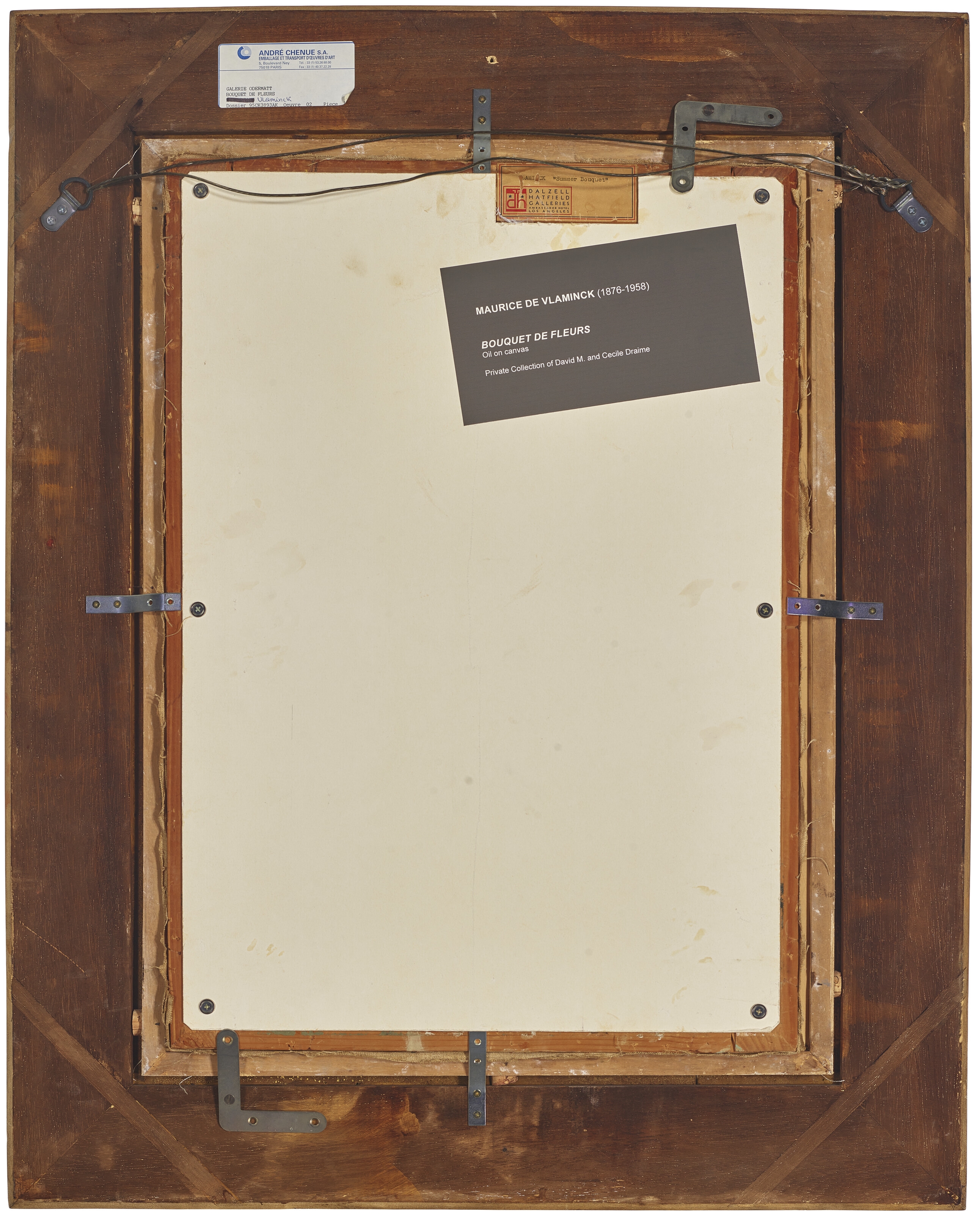 Artwork by Maurice de Vlaminck, Vase de fleurs, Made of oil on canvas