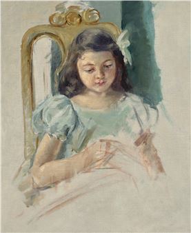 Françoise Seated in an Italian Chair