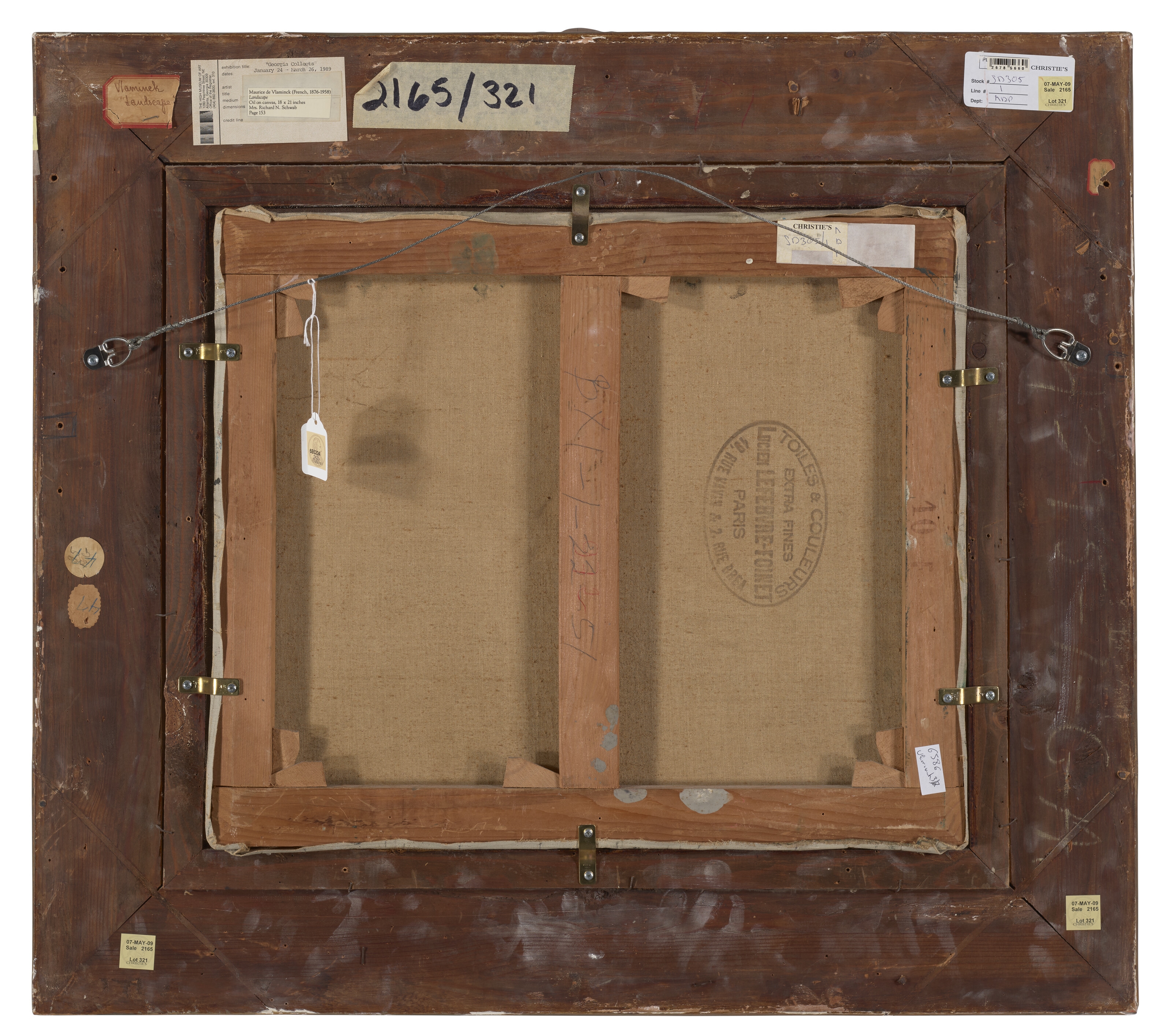 Artwork by Maurice de Vlaminck, Paysage, Made of oil on canvas