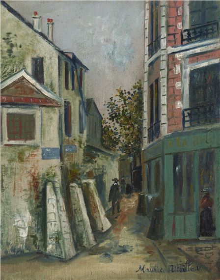 Belle Gabrielle et la rue Saint-Vincent à Montmartre