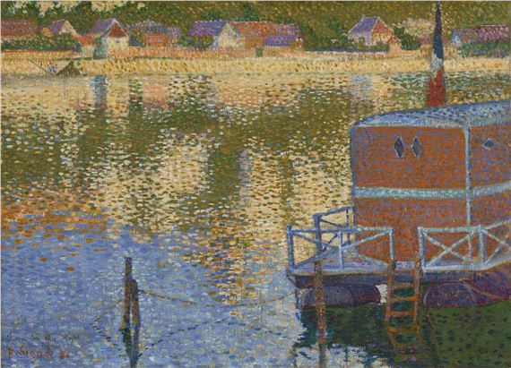 Paul Signac | Les Andelys, Port Morin (Opus no. 136) (1886