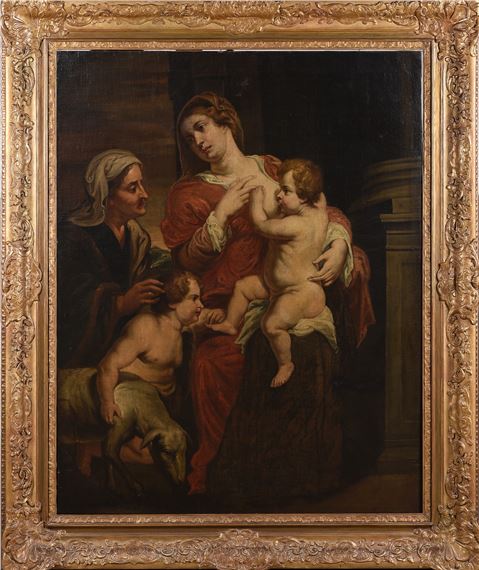 Virgen con el NiÃ±o y Santa Ana y San Juanito - Peter Paul Rubens