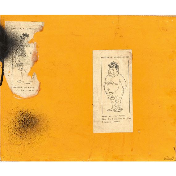 Métro Châtelet - Jacques Villeglé