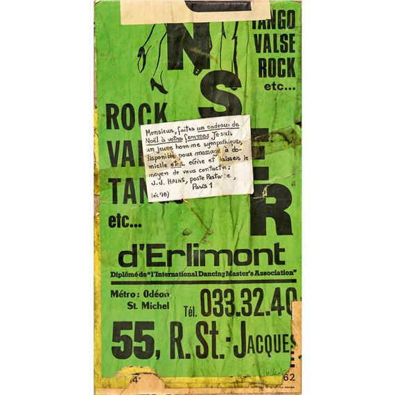 "Rue Michel Le Comte" - Jacques Villeglé