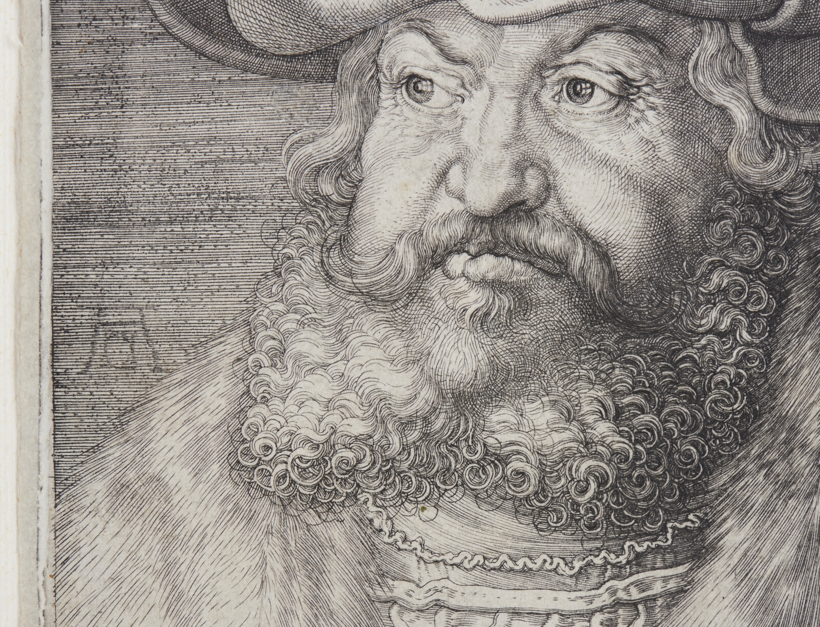 Artwork by Albrecht Dürer, Federico II il Saggio, Elettore di Sassonia, Made of Engraving