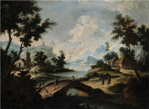 Paesaggio - Venetian School, 18th Century