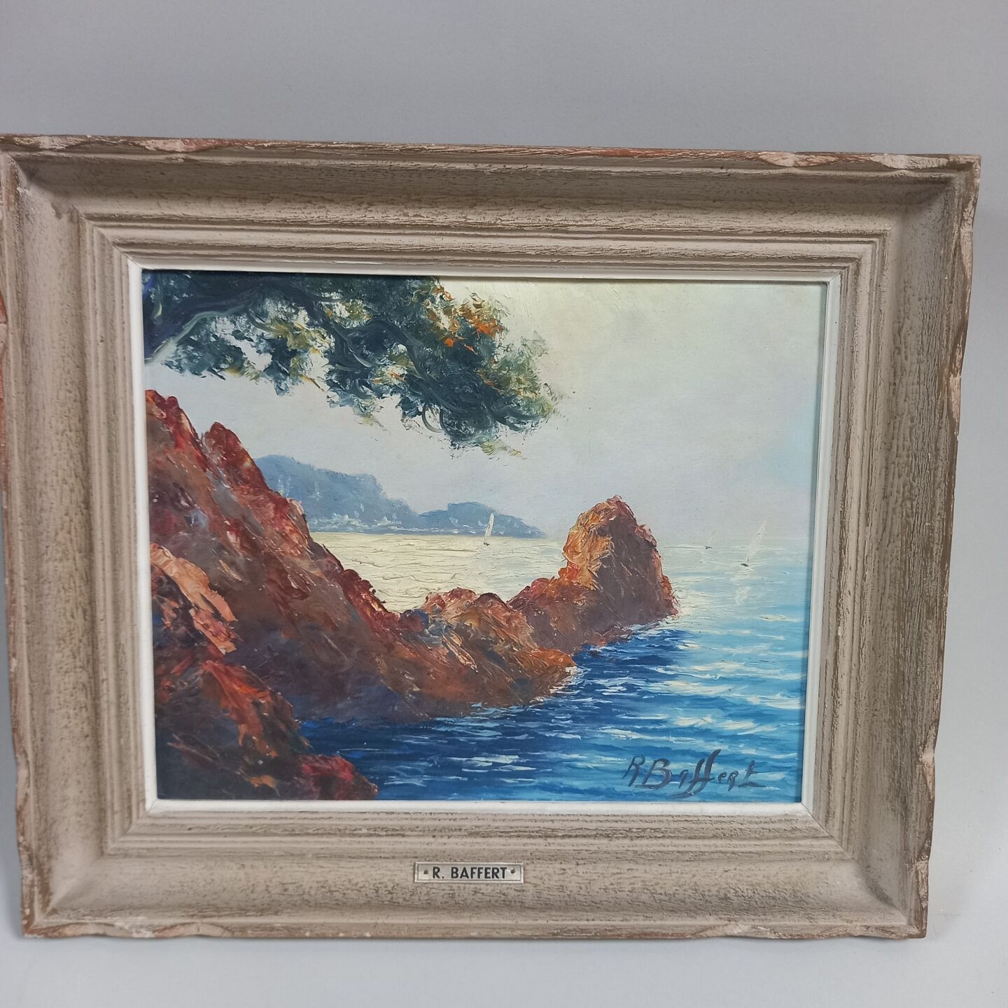 ROGER BAFFERT | Rochers rouge du TRAYON (Côte d'Azzur) | MutualArt
