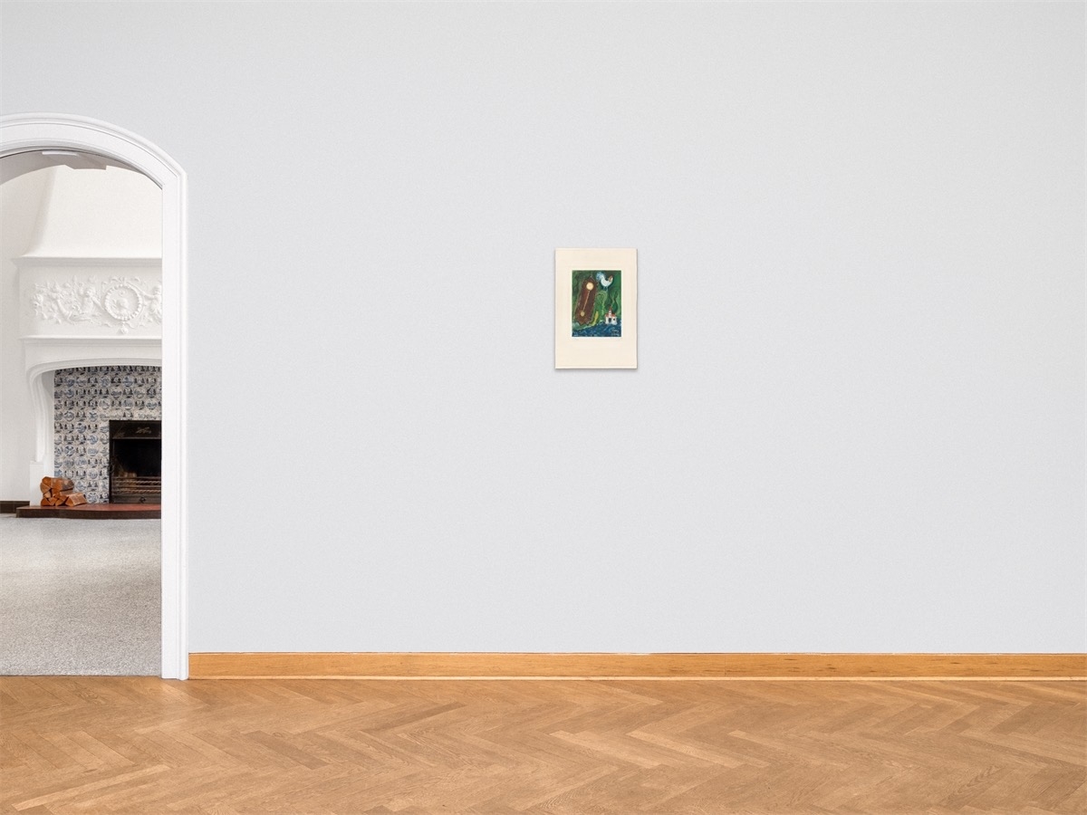 Artwork by Marc Chagall, L'Horloge – Le Pendule, Made of Colour Aquatint And Etching On Bfk Rives Wove Paper