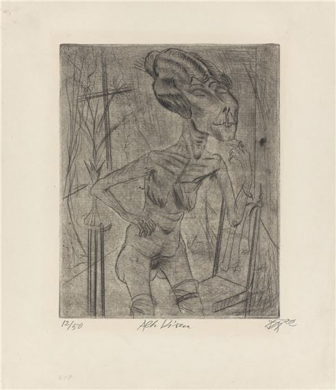 Alte Dirne - Otto Dix