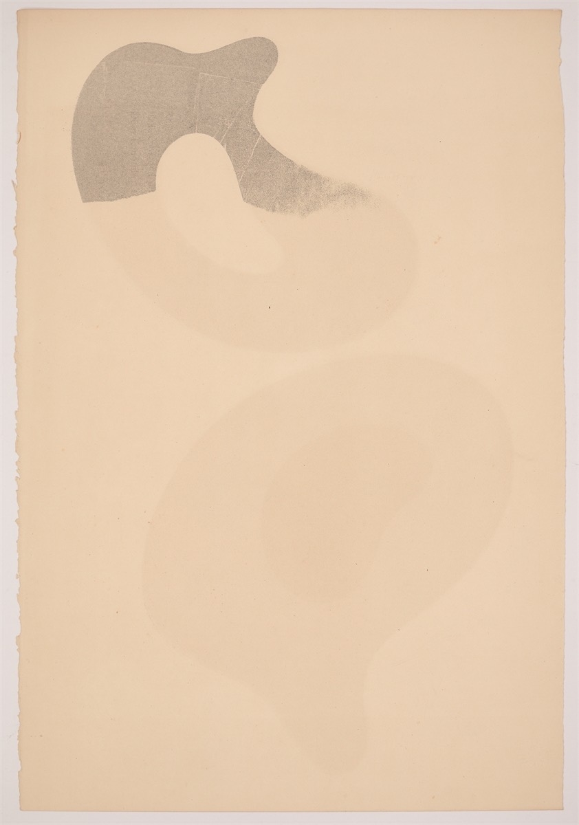 Artwork by Jean Arp, Configuration, Made of Colour Lithograph On Bfk Rives Wove Paper