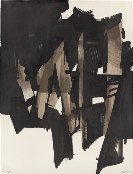 Lithographie no. 15 - Pierre Soulages