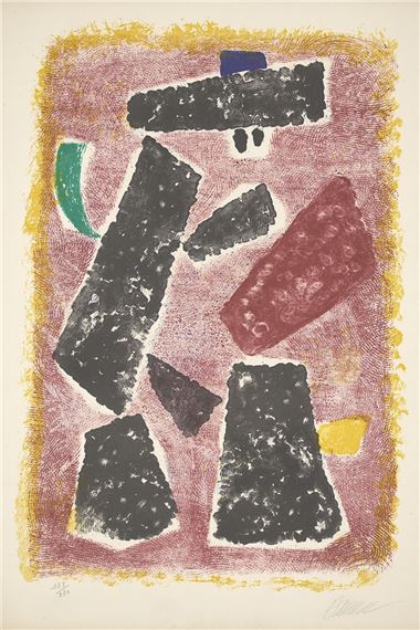 Souvenir d'Espagne (Erinnerung an Spanien by Willi Baumeister, 1953