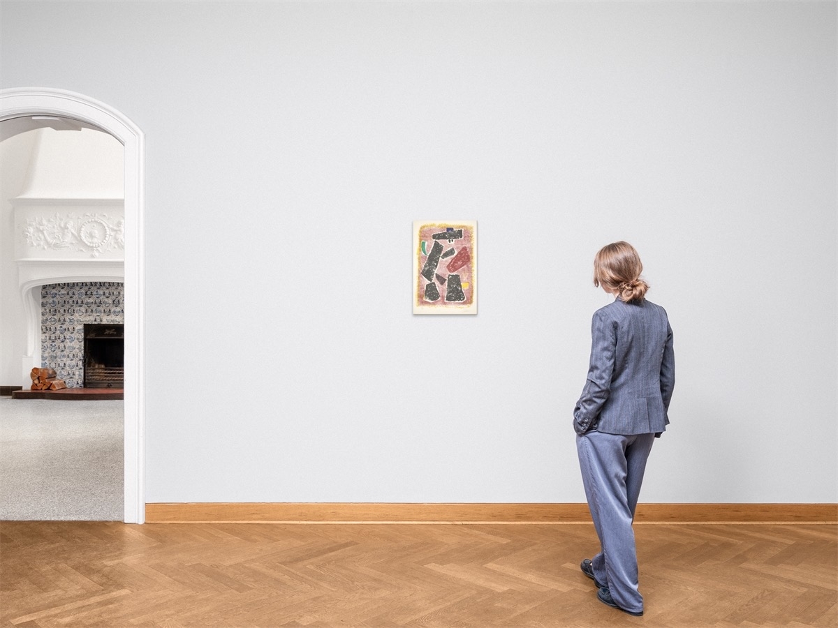 Artwork by Willi Baumeister, Lutins au Printemps (Kobolde im Frühling, Made of Colour Lithograph On Marais Wove Paper