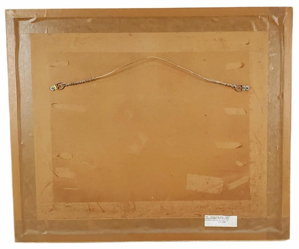 Artwork by Gordon Grant, Marine Scene with Moored Ships, Made of Watercolor On Paper