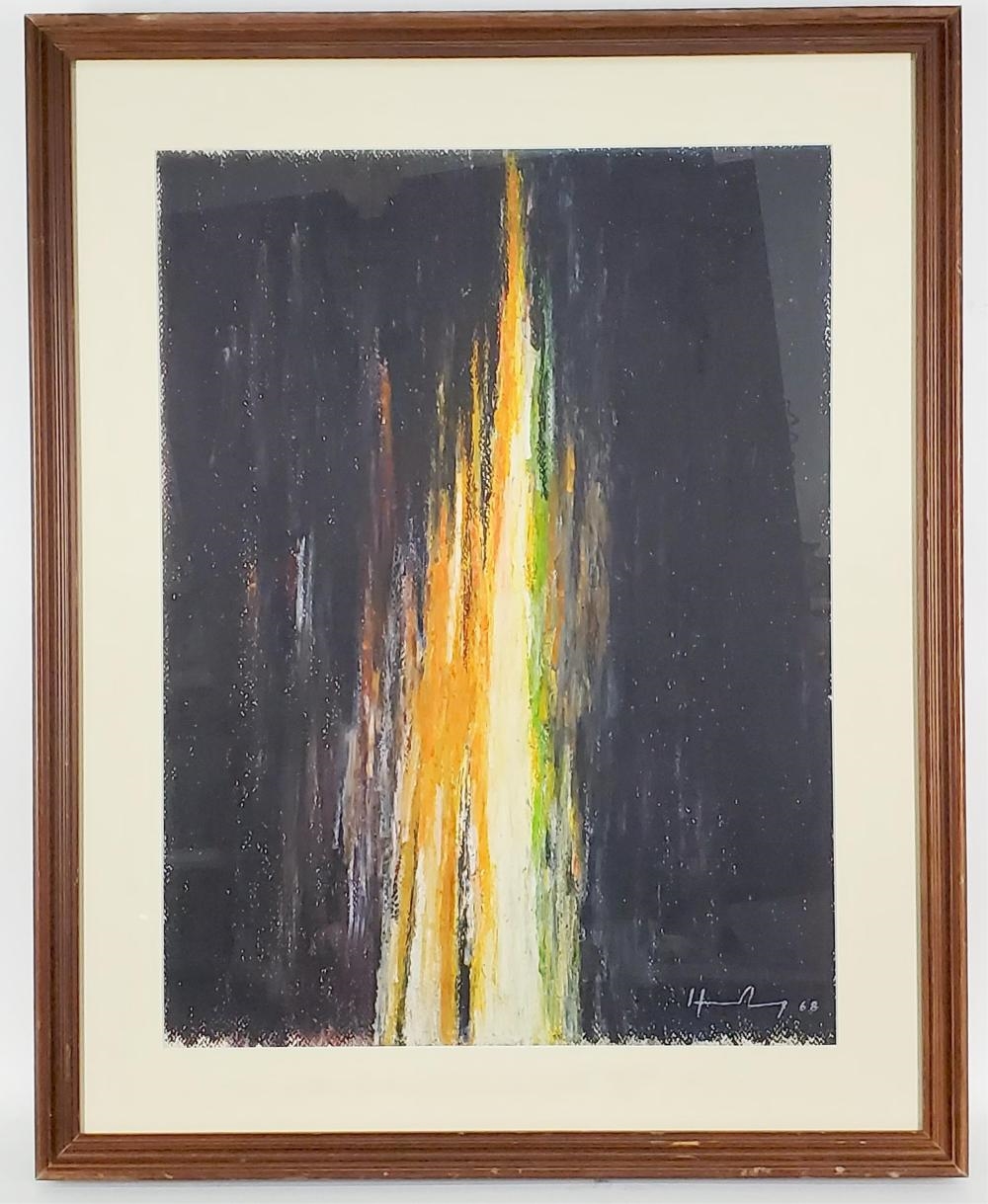 Artwork by Hans Hartung, Untitled, Made of Oil On Paper