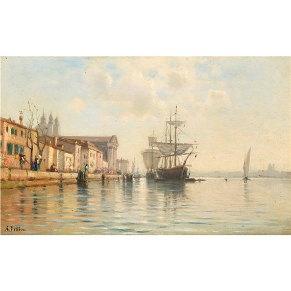 Canale della Giudecca, Venise - Louis-Auguste Veillon
