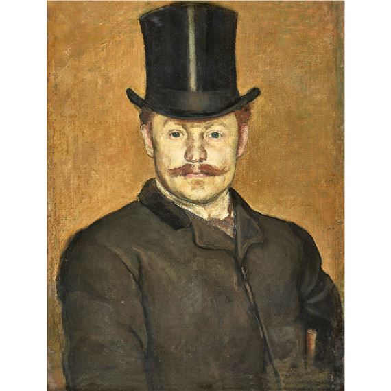 Bildnis eines Unbekannten (Schneider Frank?) - Ferdinand Hodler