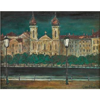 Blick auf die Jesuitenkirche in Luzern