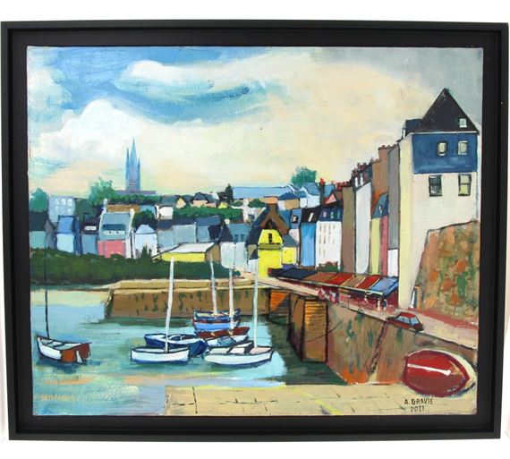 Douarnenez, le port by Alain Gravie, 2011