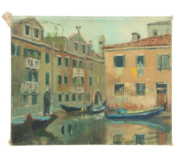 Petit canal à Venise by Alain Gravie