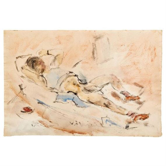 Laid nude - Filippo de Pisis