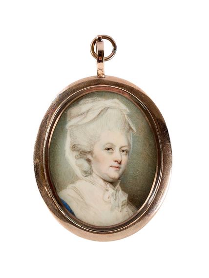 A Portrait Miniature of Charlotte Pilfold by Jeremiah Meyer, circa 1775