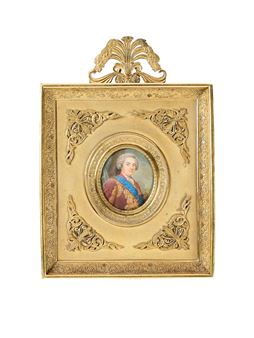 A Portrait Miniature of Louis Ferdinand, Dauphin of France - Jean Daniel Welper