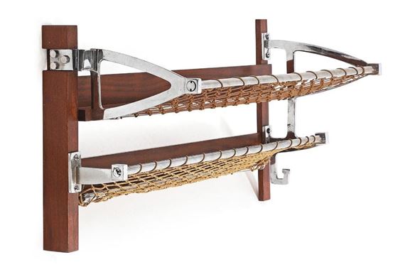 Second-class luggage rack for K1 trains by Henry van de Velde, circa 1930