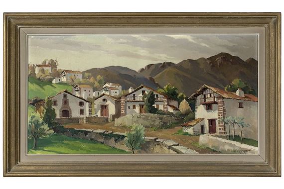 Village corner in the Basque Country by Philippe Veyrin