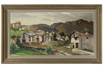 Village corner in the Basque Country