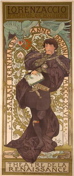 Lorenzaccio by Alphonse Mucha, 1896